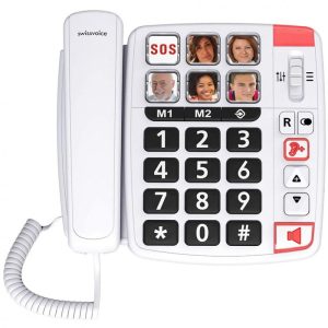 SWISSVOICE TELEFONO FIJO COMPACTO XTRA 1110 U BLANCO