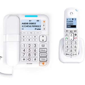 ALCATEL TELEFONO DEC XL785 COMBO WHITE
