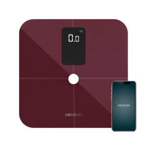 CECOTEC BASCULA DE BAÑO SURFACE PRECISION 10400 SMART HEALTHY VISION GARNET 04261