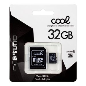 COOL TARJETA MEMORIA MICRO SD CON ADAPT. X32 GB (CLASE 10)